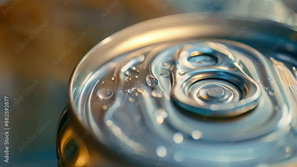 Macro shot of the ting wheel responsible for creating the clean and precise edge on the lid of a can. Macro shot of the ting wheel responsible for creating the clean and precise edge on the lid of a can.