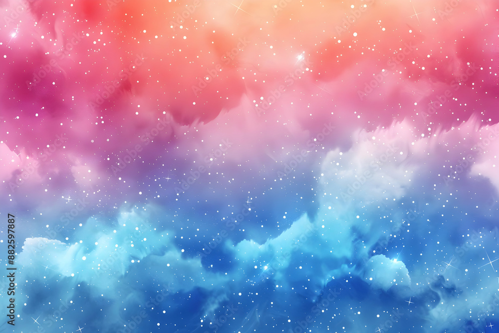 Cosmic Watercolor Galaxy Background Cosmic Watercolor Galaxy Background