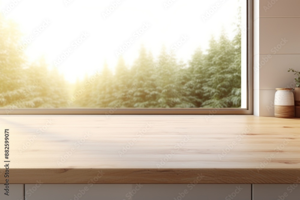 Wood windowsill nature tranquility. Wood windowsill nature tranquility.
