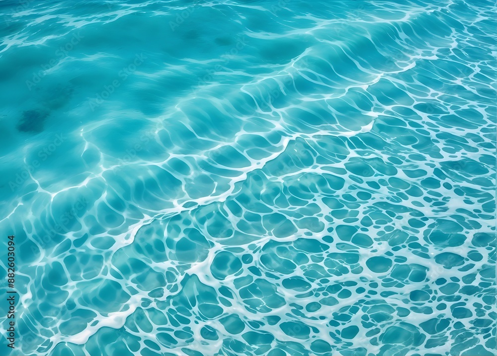 Obraz premium blue water surface