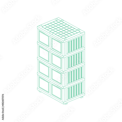Make a Professional Cabinet Box Vector