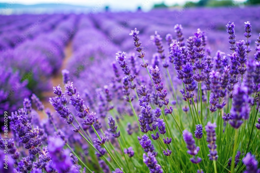 Naklejka premium lavender field region