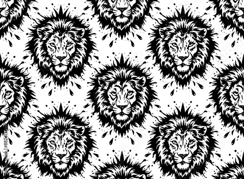 pattern design for laser tumbler, tumbler wrap 40 oz, from lion