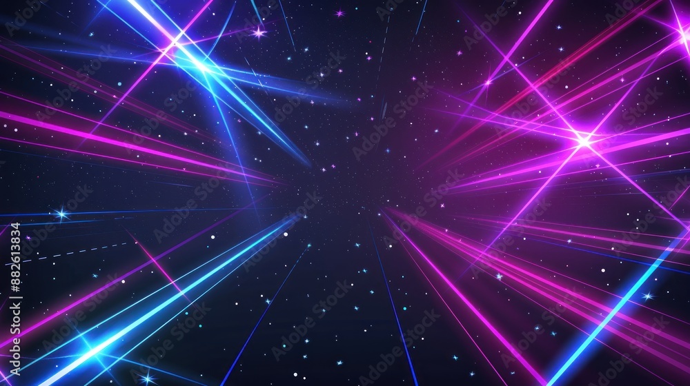 Abstract Neon Lights in a Dark Universe Abstract Neon Lights in a Dark Universe
