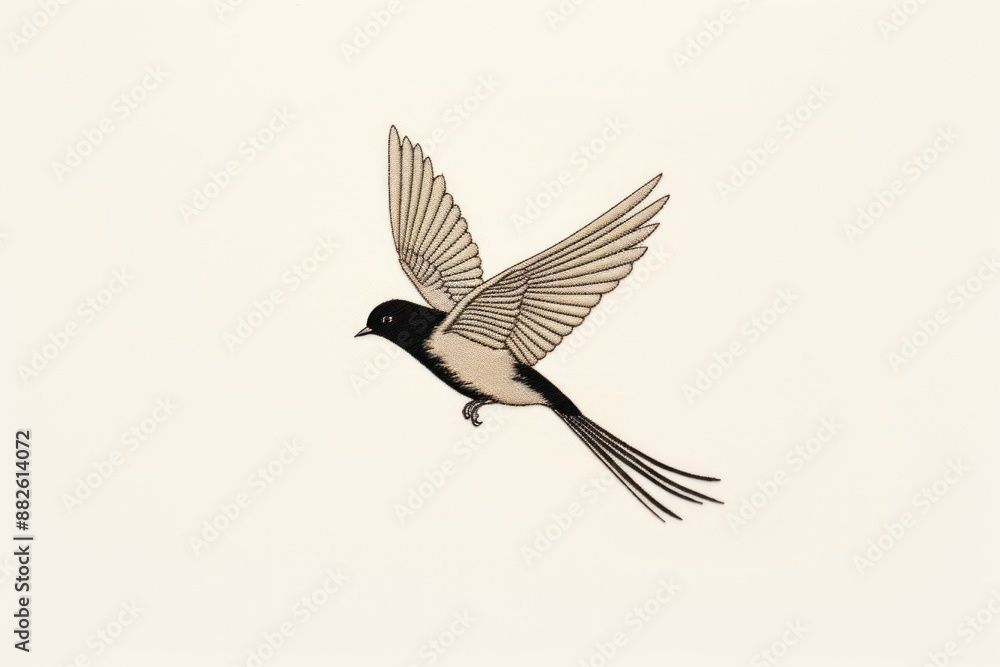 Obraz premium Flying bird animal wildlife.