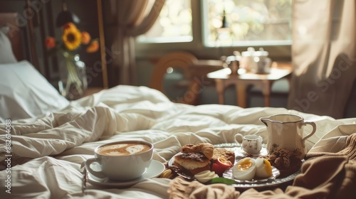 Breakfast in bed photo