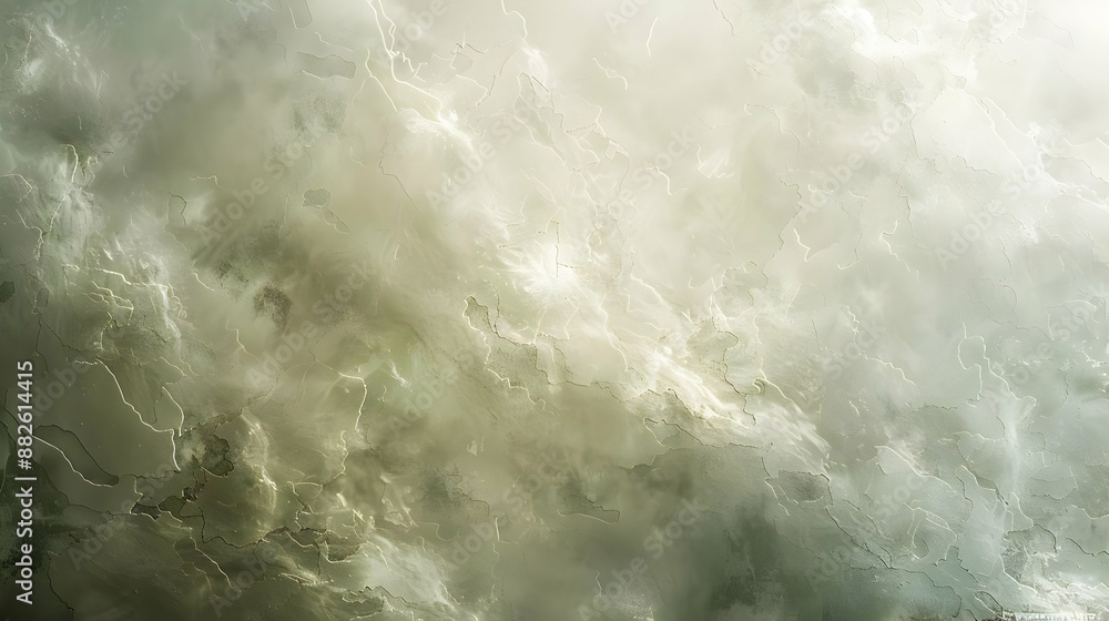 Abstract Green Background with Cracks and Lines Abstract Green Background with Cracks and Lines