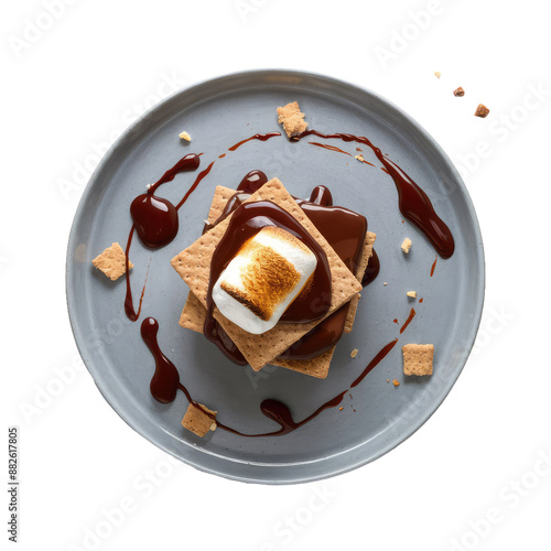 Isolated PNG Melted Marshmallow Magic , GENERATIVE AI