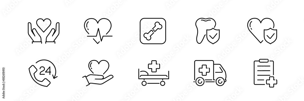 Healthcare icon. Health icon set. Healthcare icon. Health icon set.