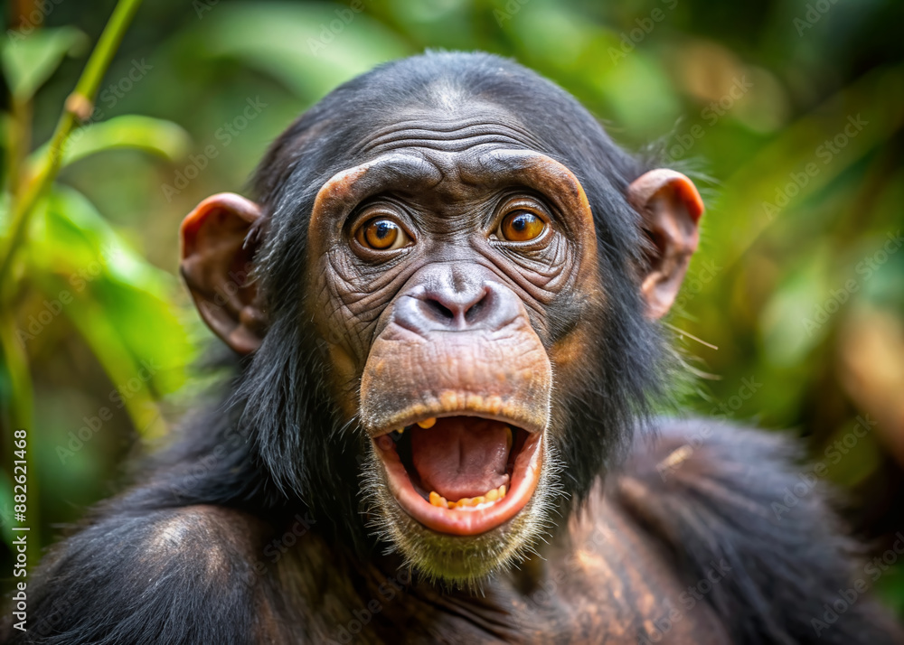 'chimpanzee shouting closeup portrait primate ape animal mammal zoo wildlife wild black nature monkey baby cute face old mother sitting jungle endangered bonobo eye young thinking hairy look africa' 'chimpanzee shouting closeup portrait primate ape animal mammal zoo wildlife wild black nature monkey baby cute face old mother sitting jungle endangered bonobo eye young thinking hairy look africa'