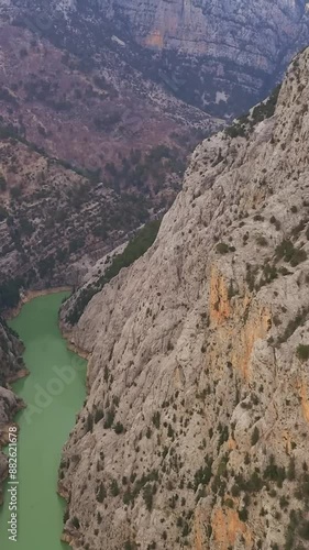 Aerial view of beautiful Turkey landscape