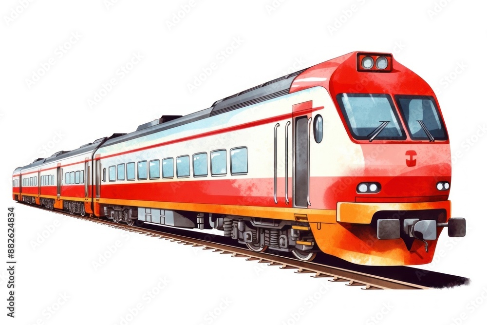 Fototapeta premium Train train locomotive vehicle.