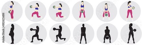 medicine ball exercise set