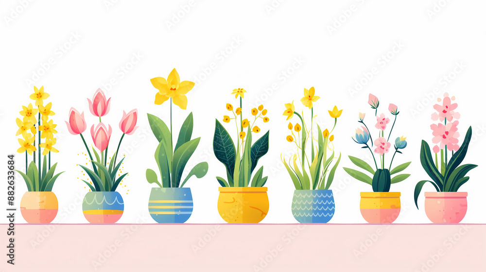 spring flowers in pots spring flowers in pots