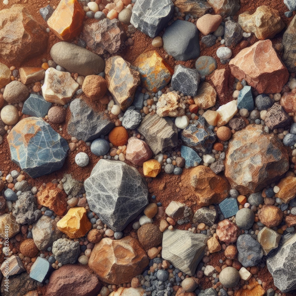 Harmony of Nature: Rocks and Surroundings Harmony of Nature: Rocks and Surroundings