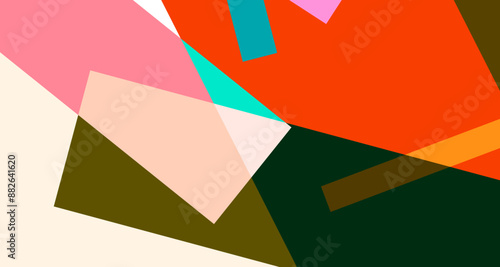 Free Download Abstract colorful geometric psychedelic pop art background - GFXLoad