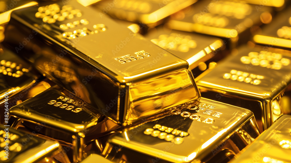 Gold Bars: Symbol of Wealth and Security Gold Bars: Symbol of Wealth and Security