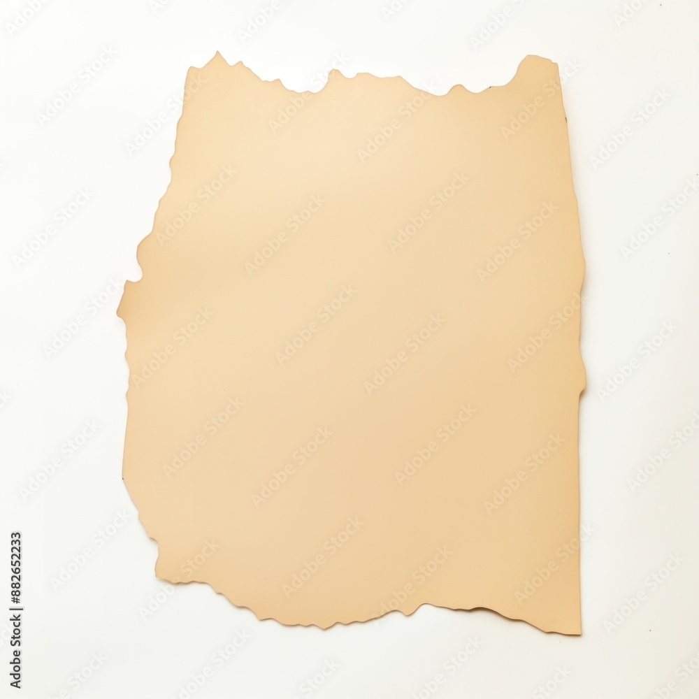 Obraz premium Illustration on ripped paper backgrounds white background rectangle.