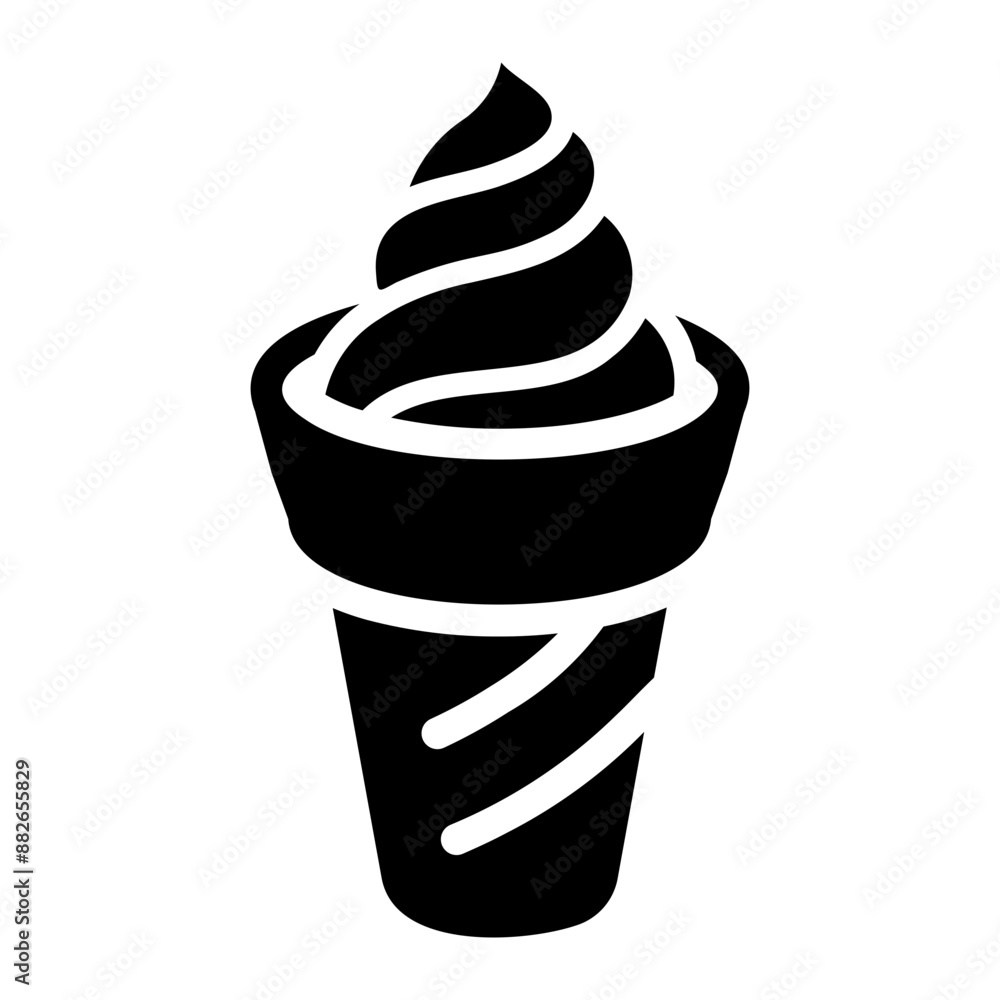 ice cream Solid icon