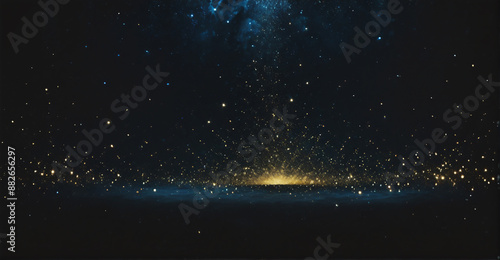 A stunning star-filled sky with an abundance of glowing stars casting a soft, radiant light against an expansive dark backdrop
