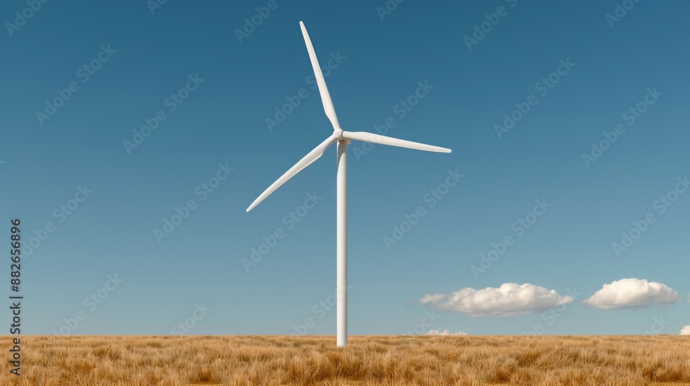 Visual representation of renewable energy sources like wind and solar power, promoting reduction in greenhouse gas emissions. Illustration, Image, , Minimalism, Visual representation of renewable energy sources like wind and solar power, promoting reduction in greenhouse gas emissions. Illustration, Image, , Minimalism,