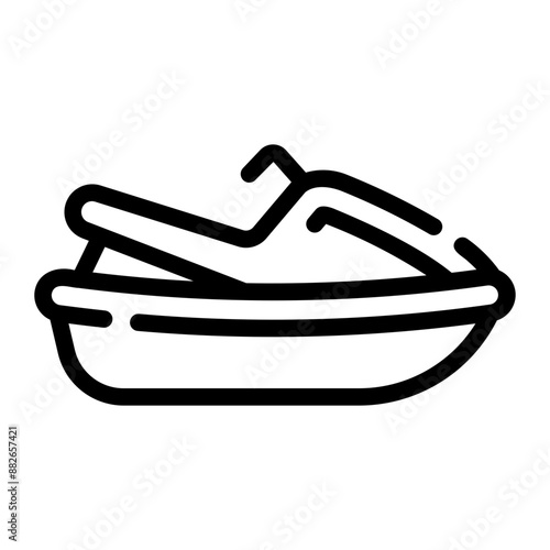 jetski Line Icon