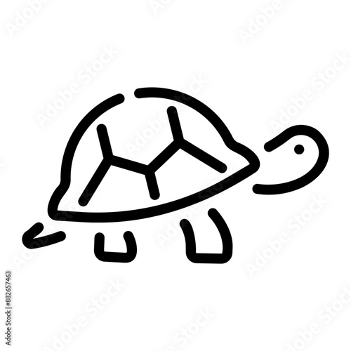 turtle Line Icon