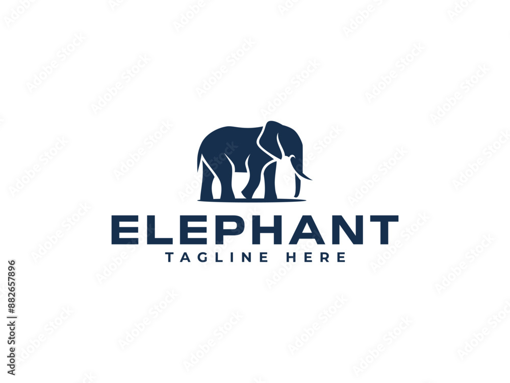 elephant logo vector illustration. logo templates elephant logo vector illustration. logo templates