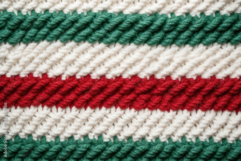 Green red white wool backgrounds textured material. Green red white wool backgrounds textured material.