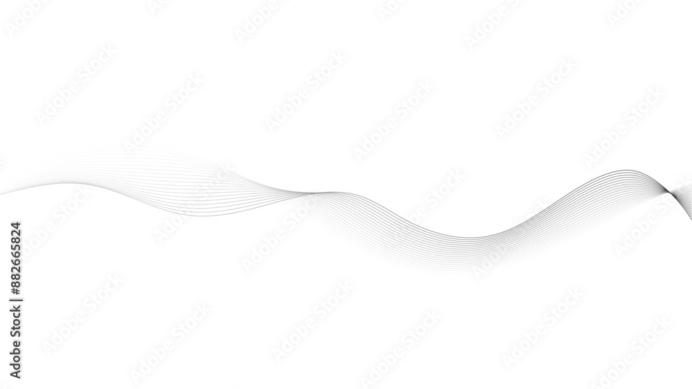 Abstract gray wave lines. Abstract wave line for banner, template, wallpaper background with wave design. Technology abstract lines on white background. Undulate Grey Wave Swirl Abstract gray wave lines. Abstract wave line for banner, template, wallpaper background with wave design. Technology abstract lines on white background. Undulate Grey Wave Swirl