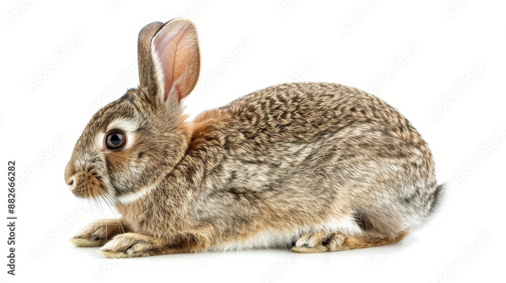 Fototapeta premium A rabbit isolated on a white background