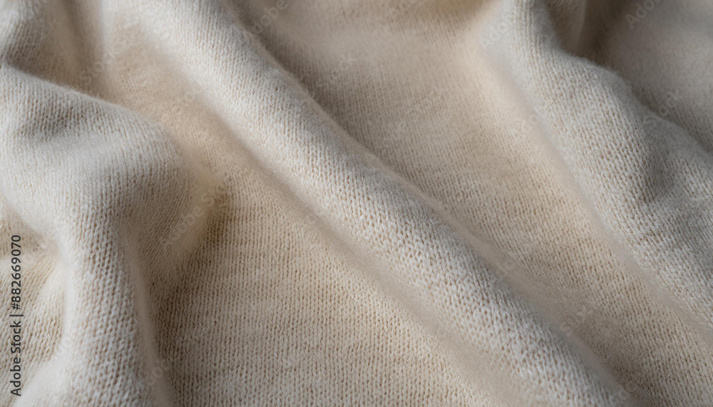 White Woolen Fabric Texture; textile and material concept; minimal design White Woolen Fabric Texture; textile and material concept; minimal design