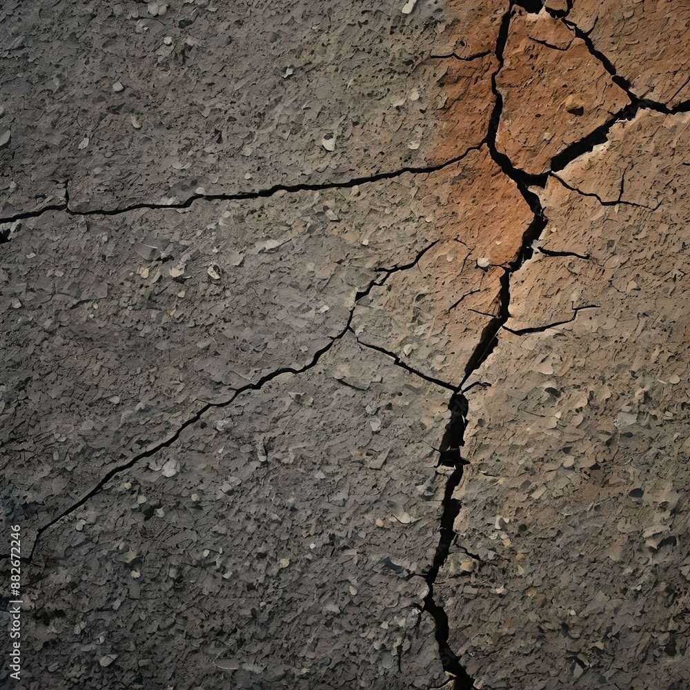 Obraz premium wall crack