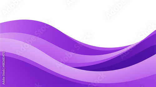 Purple simple streamlined texture The background is transparent
