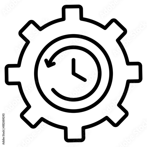 Operational Efficiency  Icon Element For Design