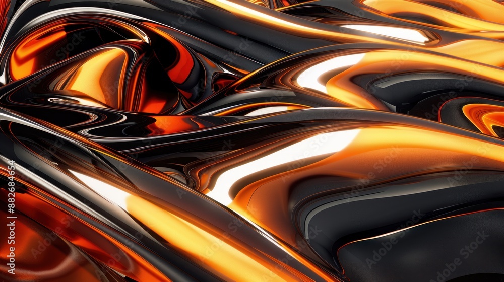 Abstract Liquid Metal Abstract Liquid Metal
