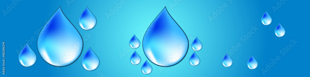water-drop on wet blue screen background as like a realistic droplet or drop of rain on glasses material. make a cool, fresh, feeling. Set of close-up dripped aqua, the vector illustration. water-drop on wet blue screen background as like a realistic droplet or drop of rain on glasses material. make a cool, fresh, feeling. Set of close-up dripped aqua, the vector illustration.
