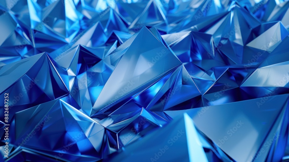 Abstract Blue Geometric Pattern Abstract Blue Geometric Pattern