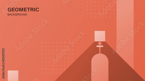 Abstract background with various geometric shapes.