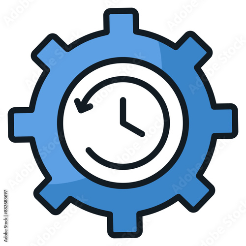 Operational Efficiency  Icon Element For Design