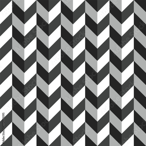 seamless repeating pattern of black and white geometric lines