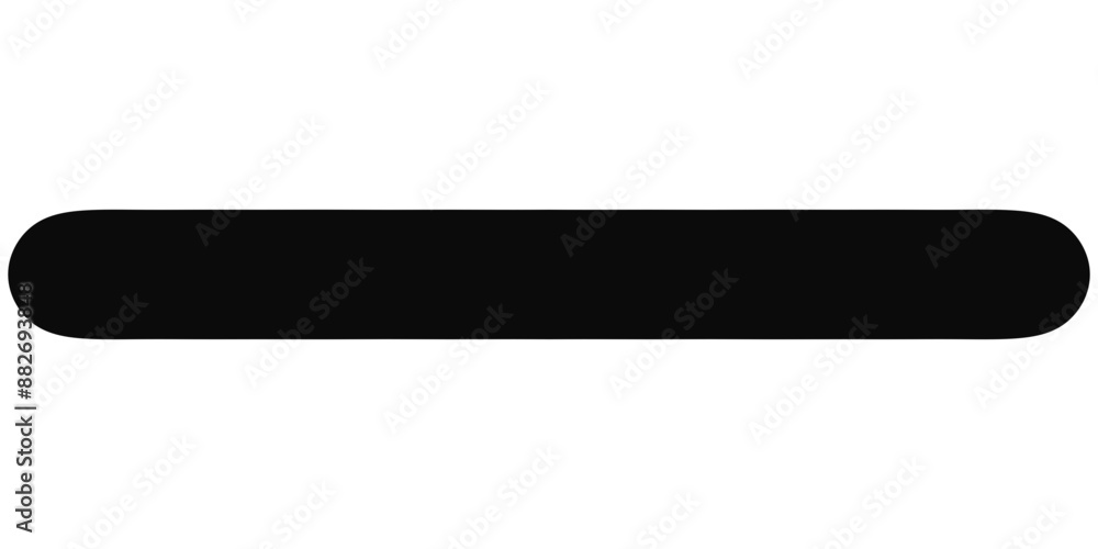 Shape of horizontal text bar with rounded edges Shape of horizontal text bar with rounded edges