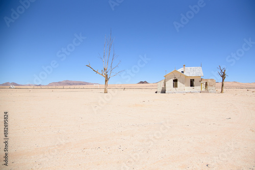 Lost Trainstation in the Desert photo