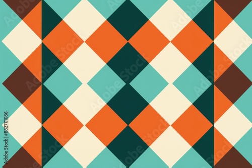 Wallpaper Mural Checkered pattern backgrounds art. Torontodigital.ca