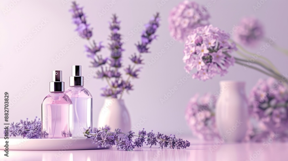 Lavender extract spa cosmetics with focused selection Lavender extract spa cosmetics with focused selection