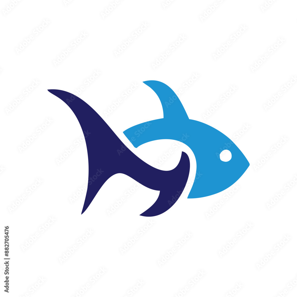 Fototapeta premium fish logo design