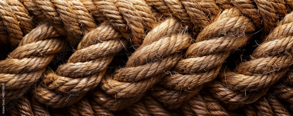 Knotted Rope Texture Background, 4K hyperrealistic photo Knotted Rope Texture Background, 4K hyperrealistic photo