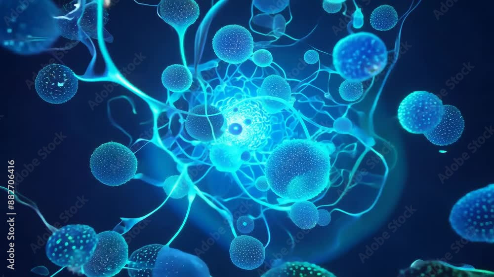 Vibrant synaptic transmission in neural network Vibrant synaptic transmission in neural network