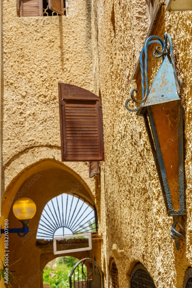 Typical alley in the old city of Jaffa