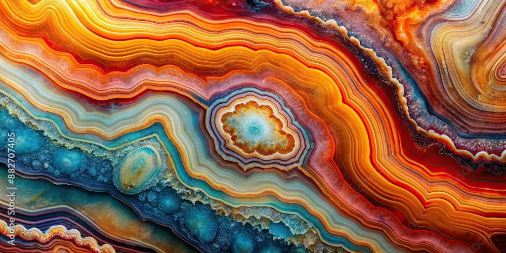 Colorful, swirling patterns of agate mineral texture, vibrant, unique, geological, natural, agate, crystal, pattern, colorful Colorful, swirling patterns of agate mineral texture, vibrant, unique, geological, natural, agate, crystal, pattern, colorful
